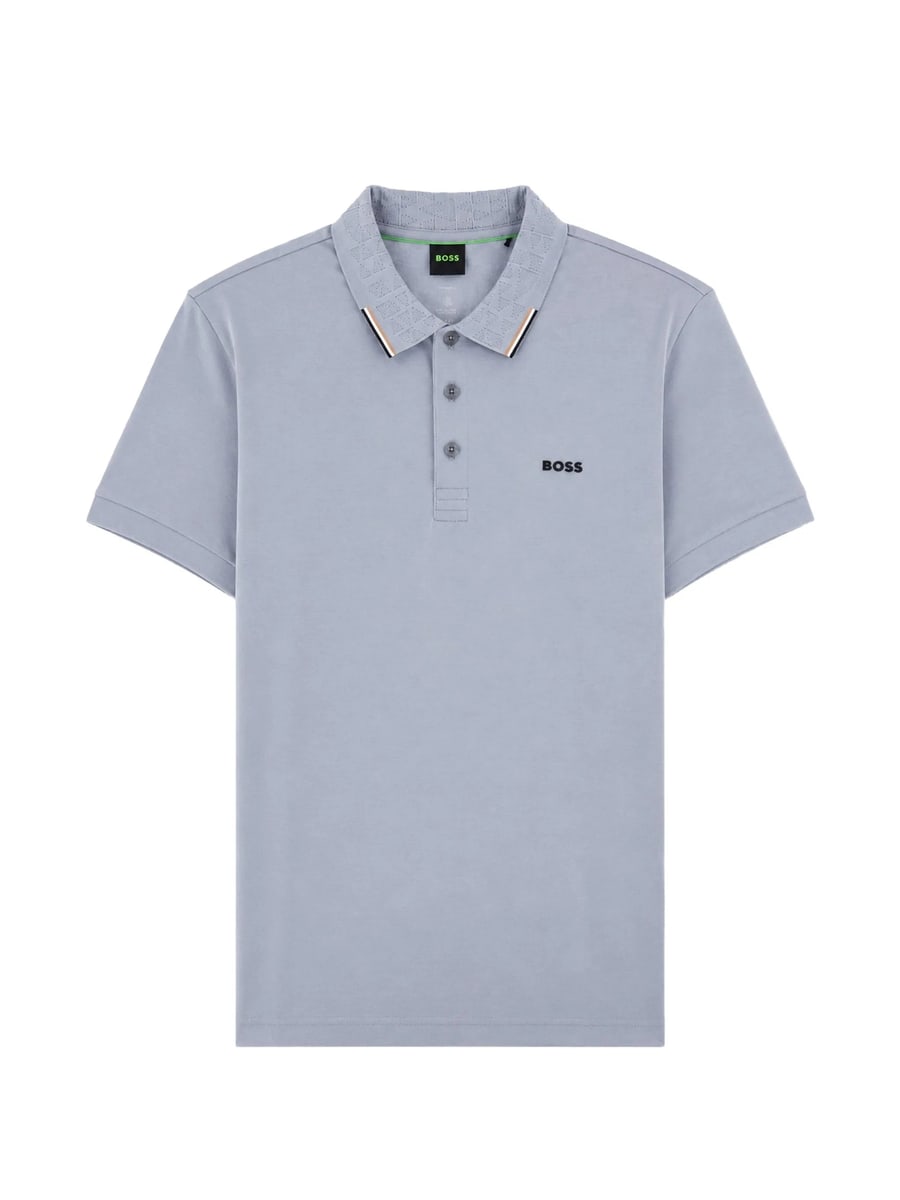 Boss Boss Monogram-pattern Polo Shirt