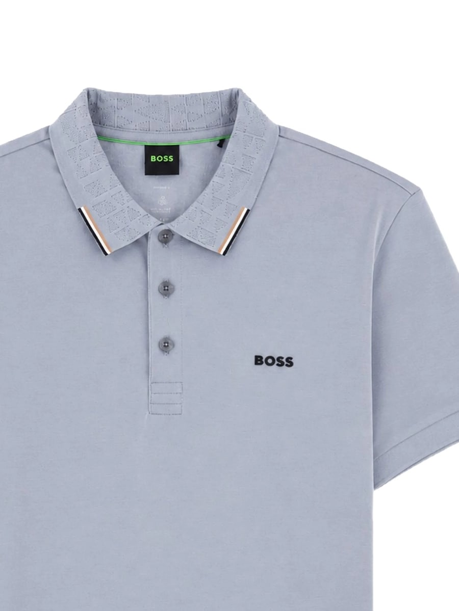 Boss Boss Monogram-pattern Polo Shirt, view 2