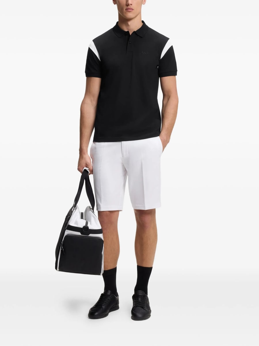 Boss Boss Paddy Colour-block Polo Shirt, view 2