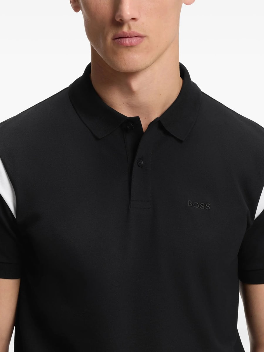 Boss Boss Paddy Colour-block Polo Shirt, view 4