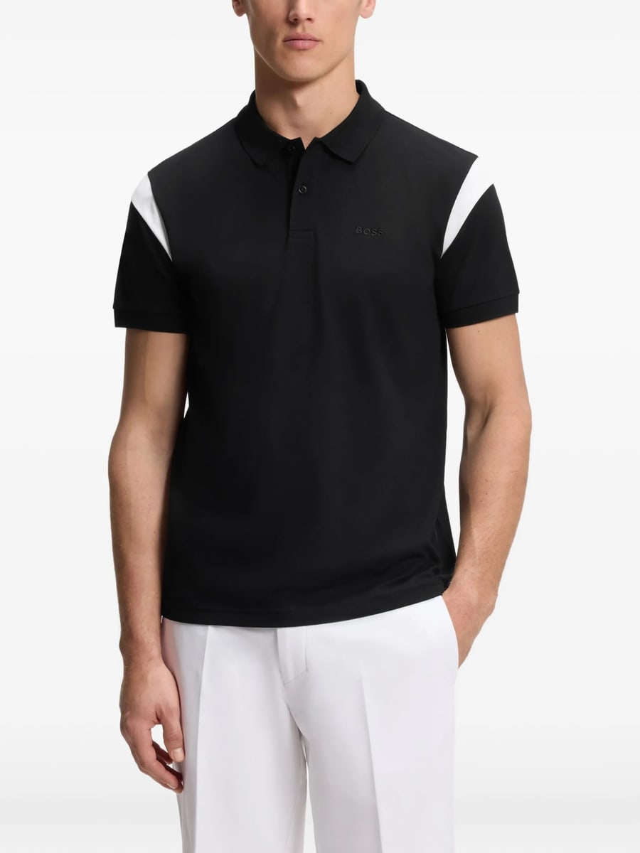 Boss Boss Paddy Colour-block Polo Shirt, view 5