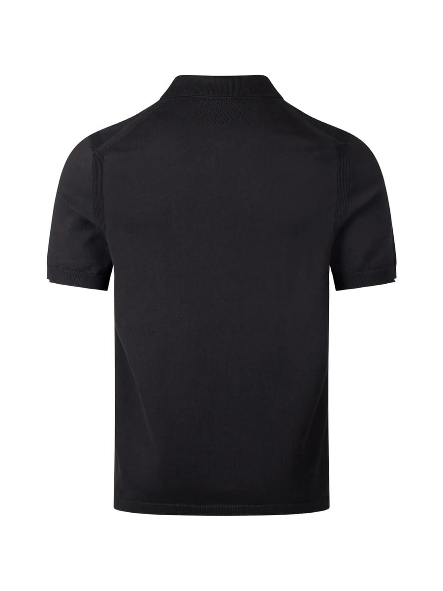Boss Boss Logo-print Quarter-zip T-shirt, view 3