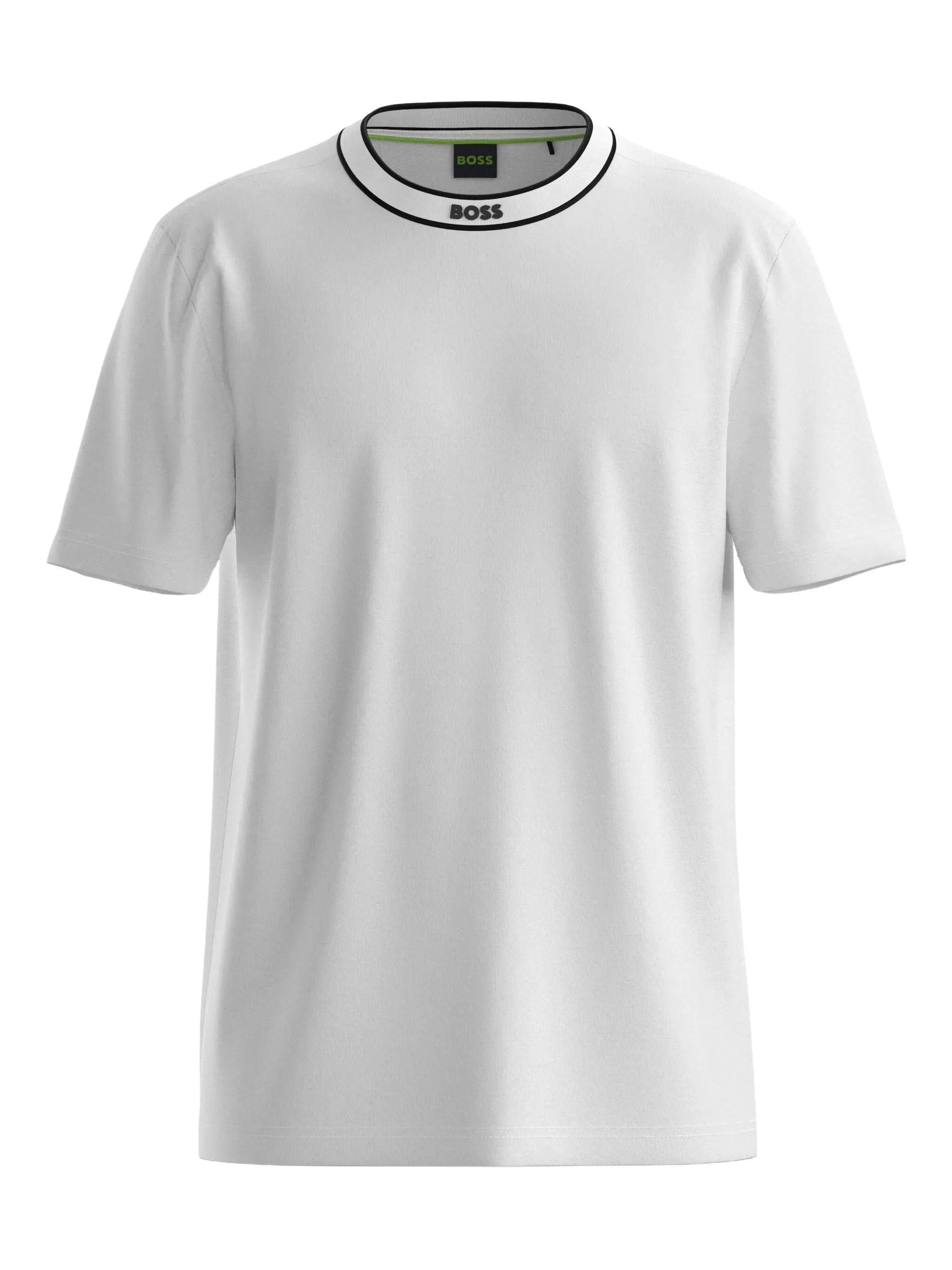 Boss Boss Cotton T-shirt With Logo Crew Neck