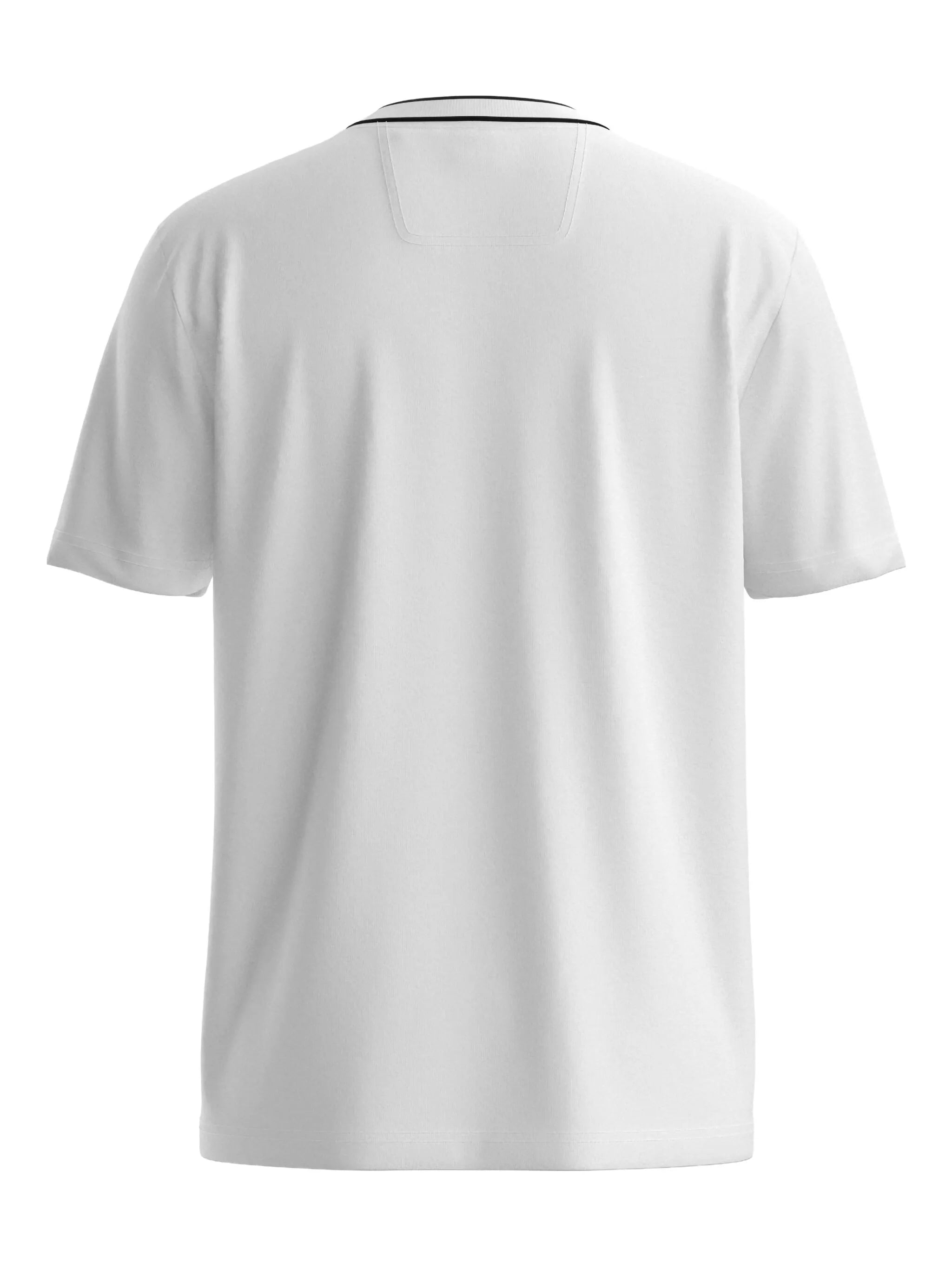 Boss Boss Cotton T-shirt With Logo Crew Neck, view 2