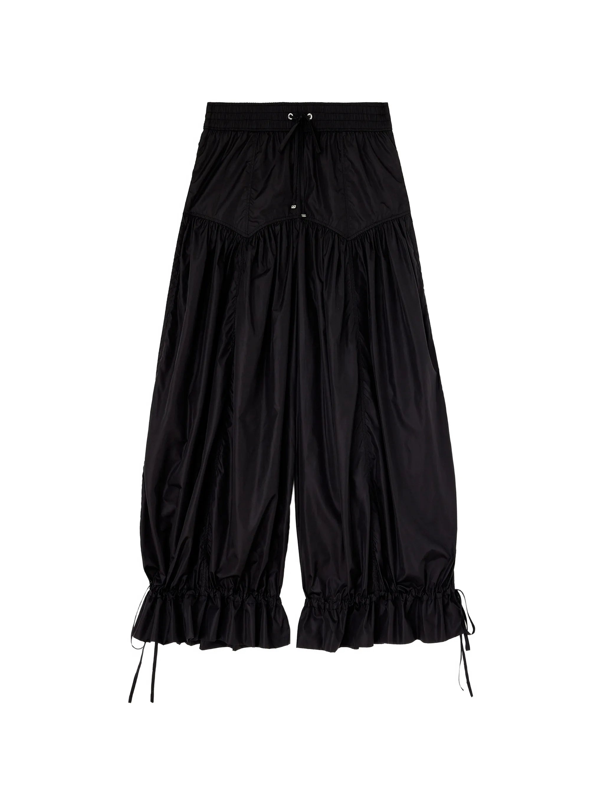Ganni Ganni Trousers In Black Nylon