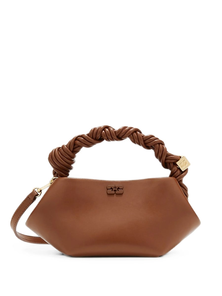 Ganni Ganni Mini Bou Bag In Brown