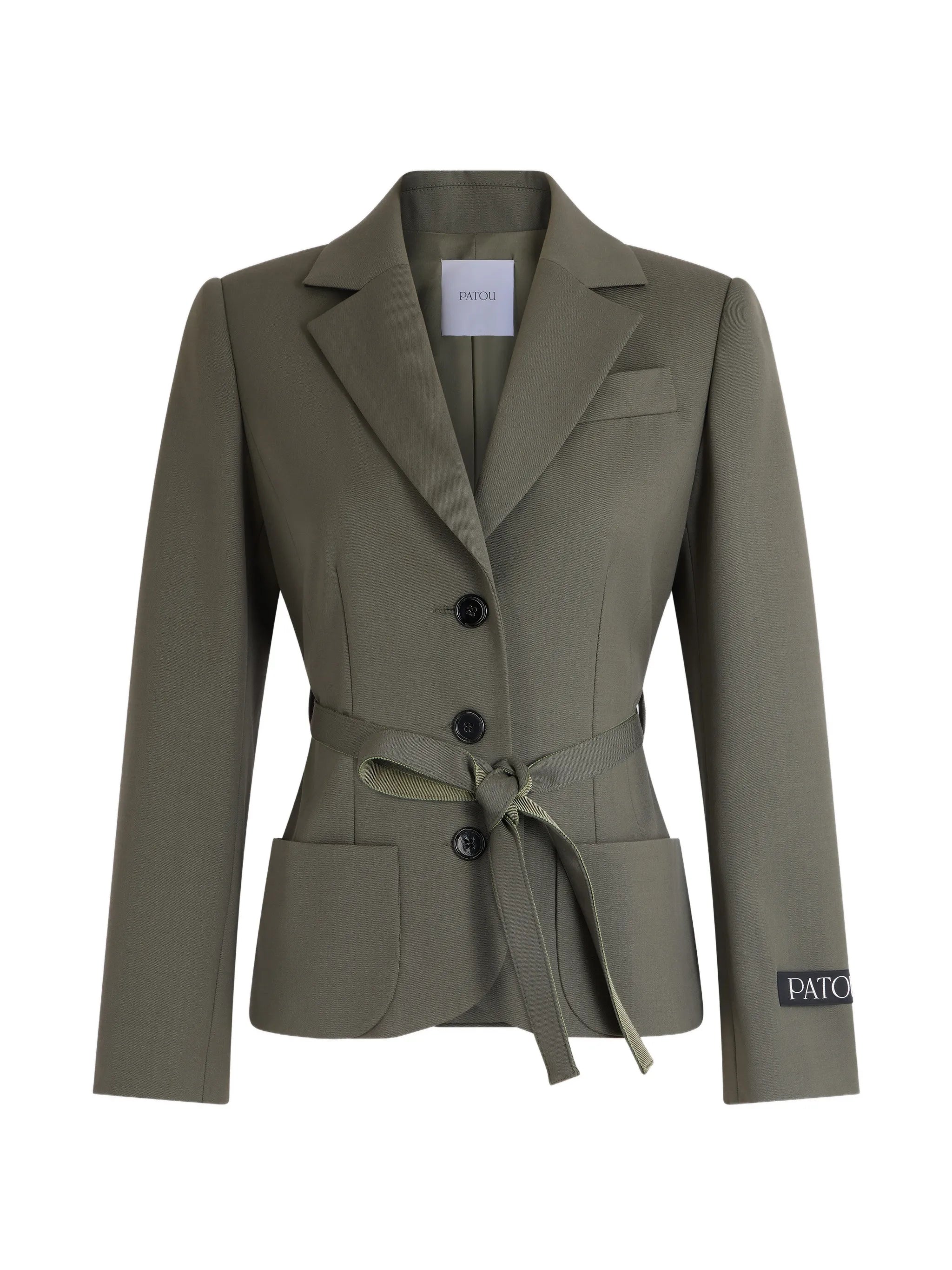 Patou Patou Belted Single-breasted Blazer