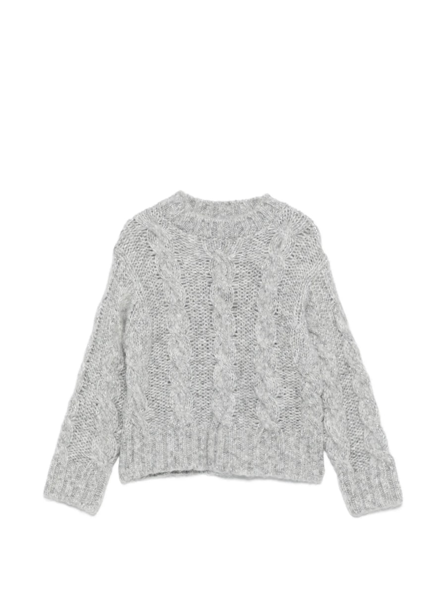 Il Gufo Il Gufo Cable-knit Sweater