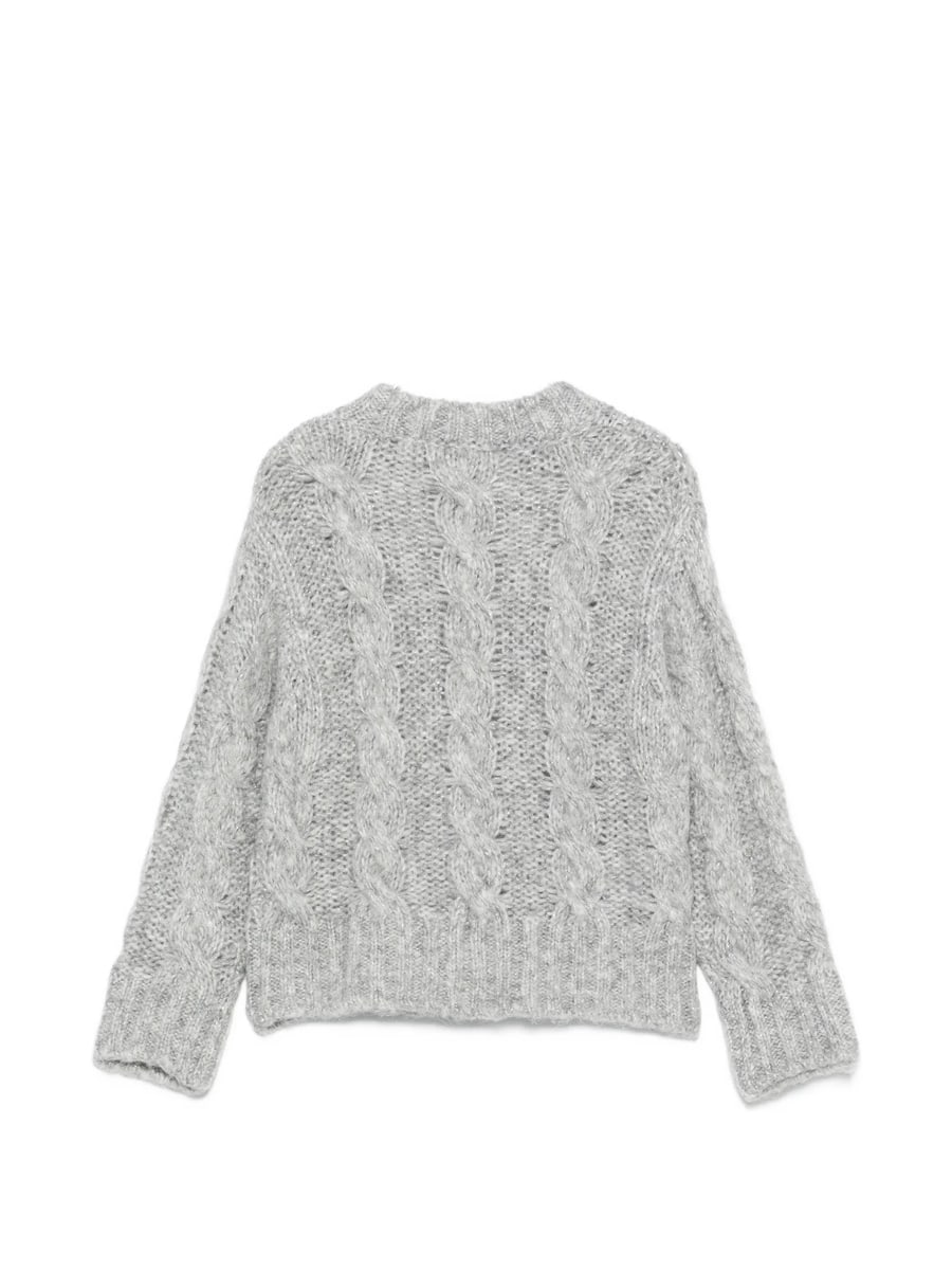 Il Gufo Il Gufo Cable-knit Sweater, view 2