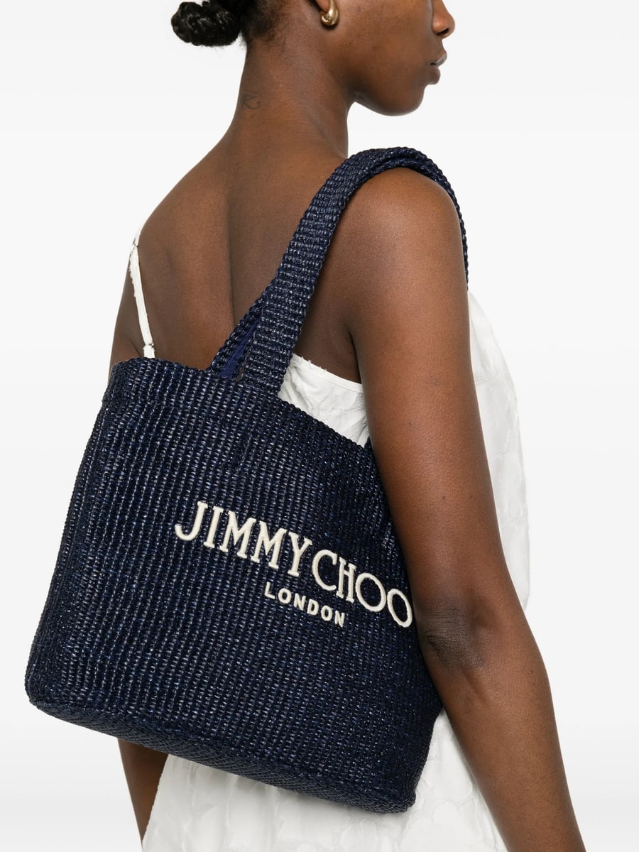 Jimmy Choo Jimmy Choo East-West Logo Tote Bag, view 3