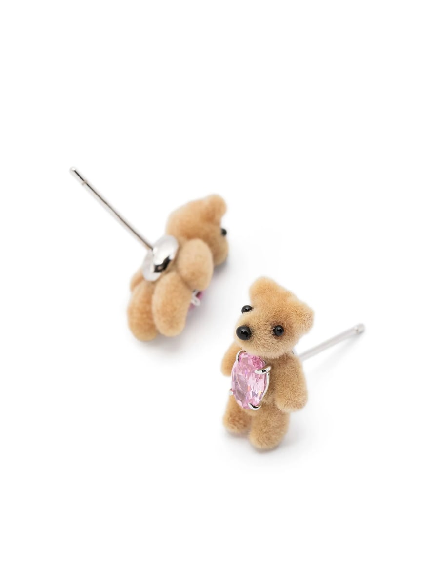 Yvmin Yvmin Bear-motif Earrings, view 3