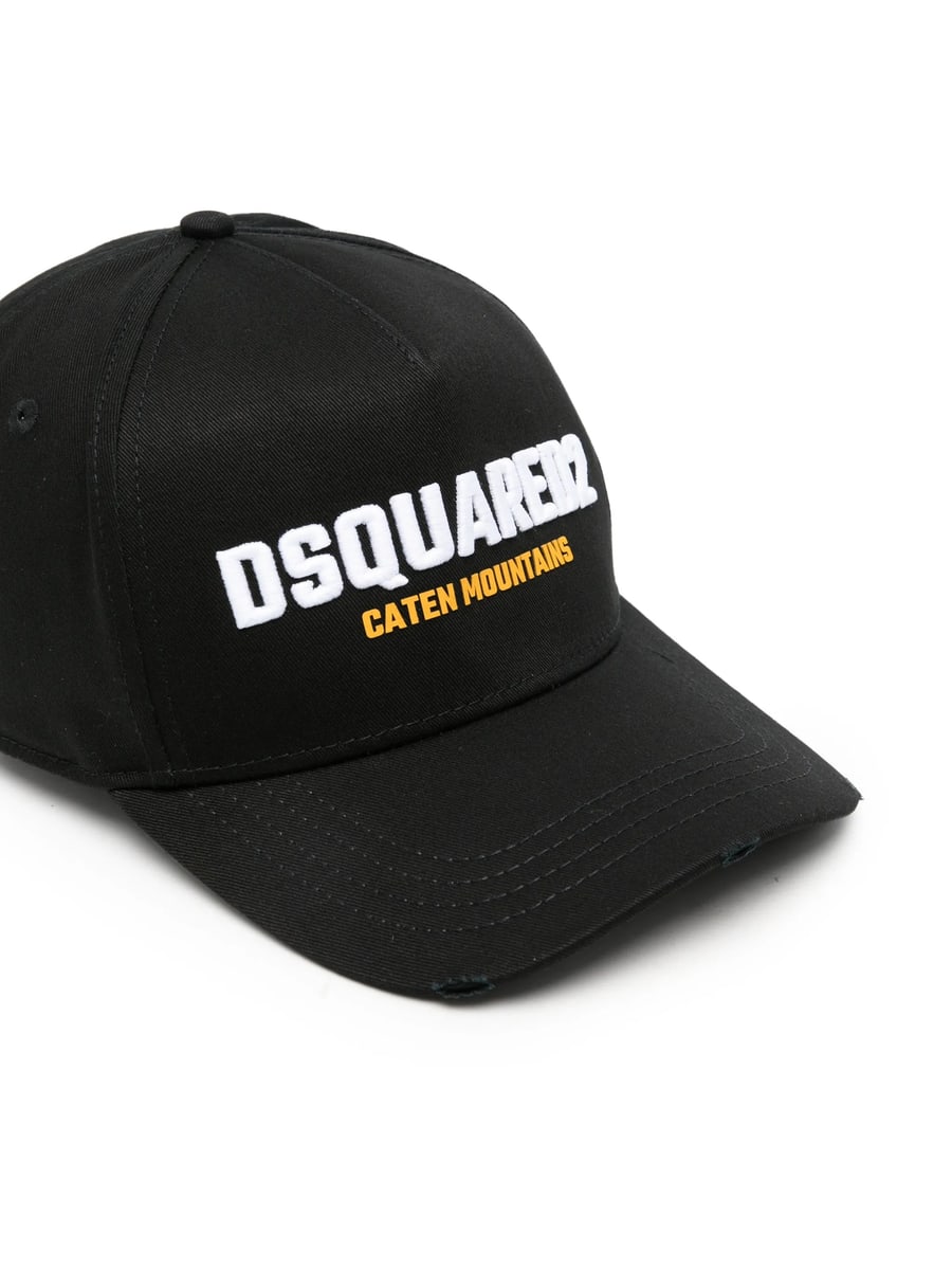Dsquared2 Dsquared2 Distressed Embroidered Baseball Cap, view 3