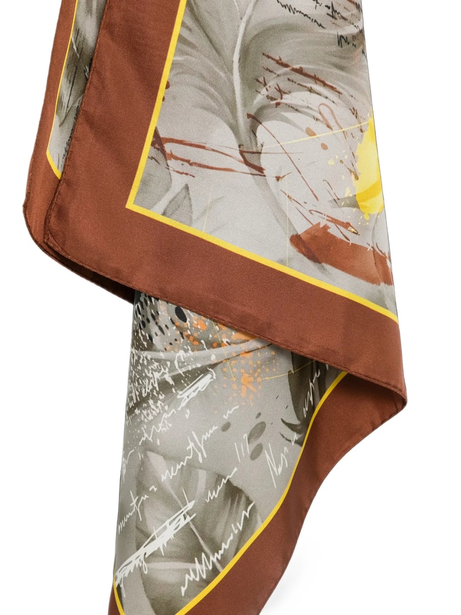 D'aniello D'aniello Abstract-print Scarf, view 3