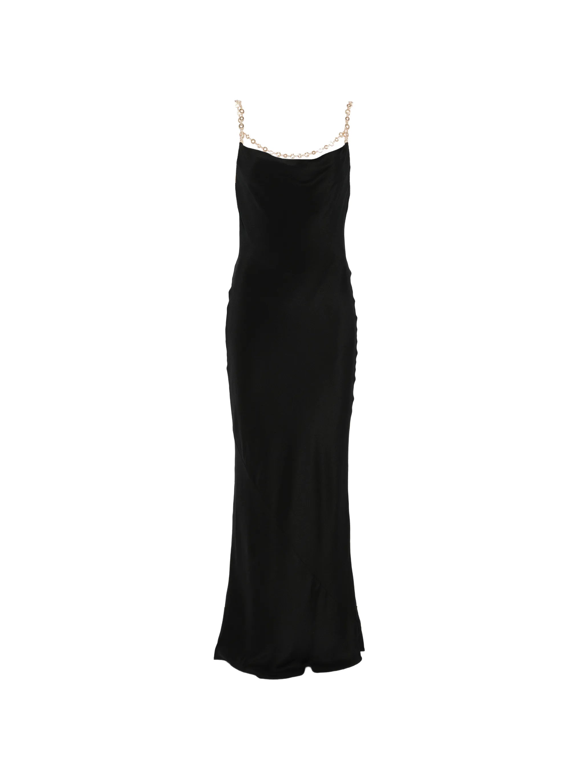 Cult Gaia Cult Gaia Macelyn Chain-strap Cowl-neck Maxi Dress