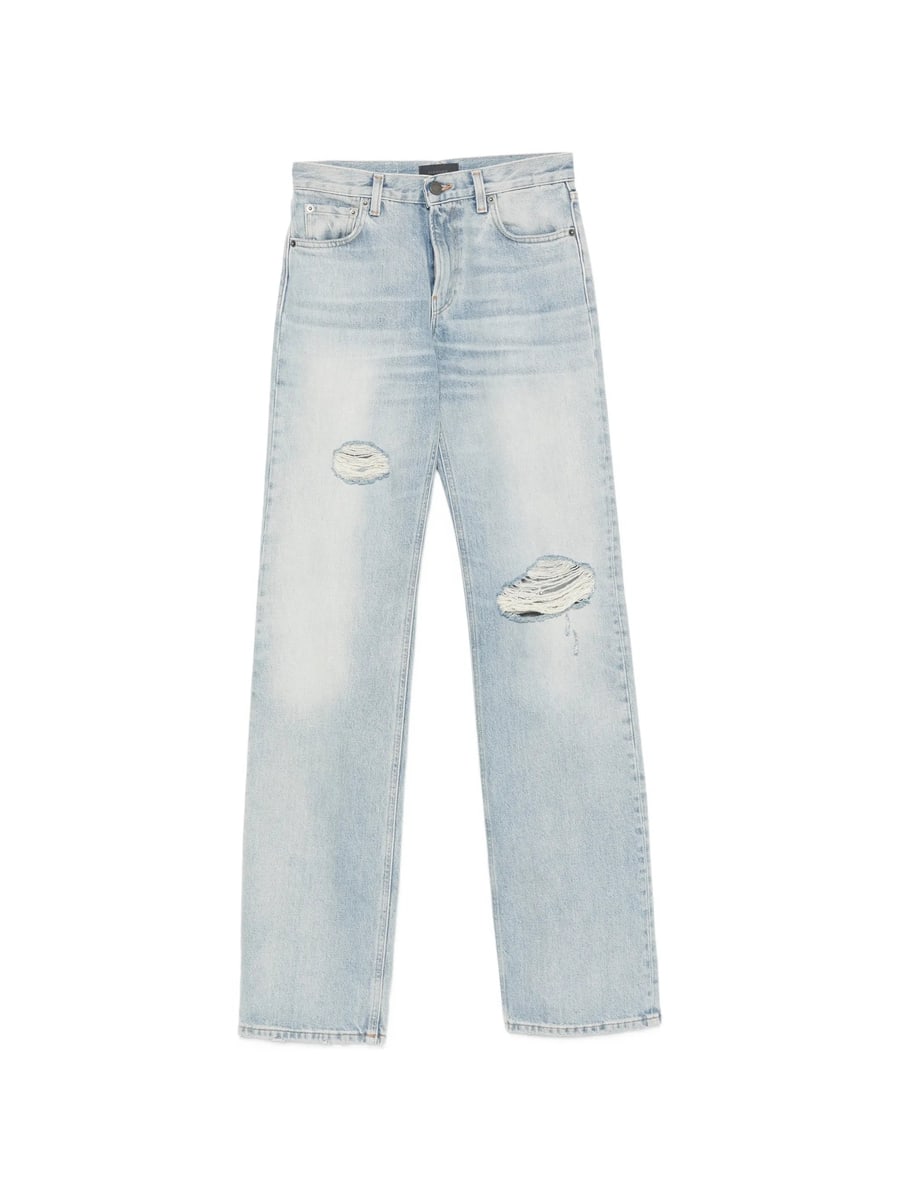 Haikure Haikure Distressed Straight-leg Jeans