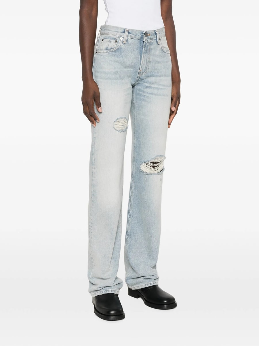 Haikure Haikure Distressed Straight-leg Jeans, view 3
