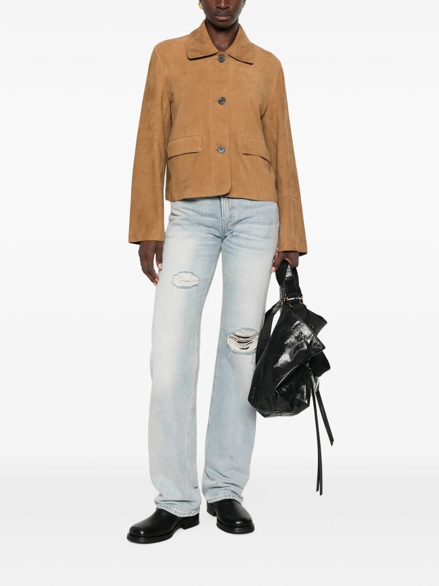 Haikure Haikure Distressed Straight-leg Jeans, view 5