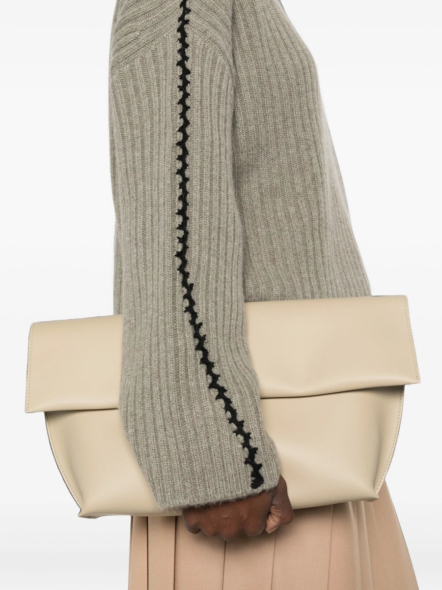 Kujten Kujten Ribbed Whipstitch-trim Sweater, view 5