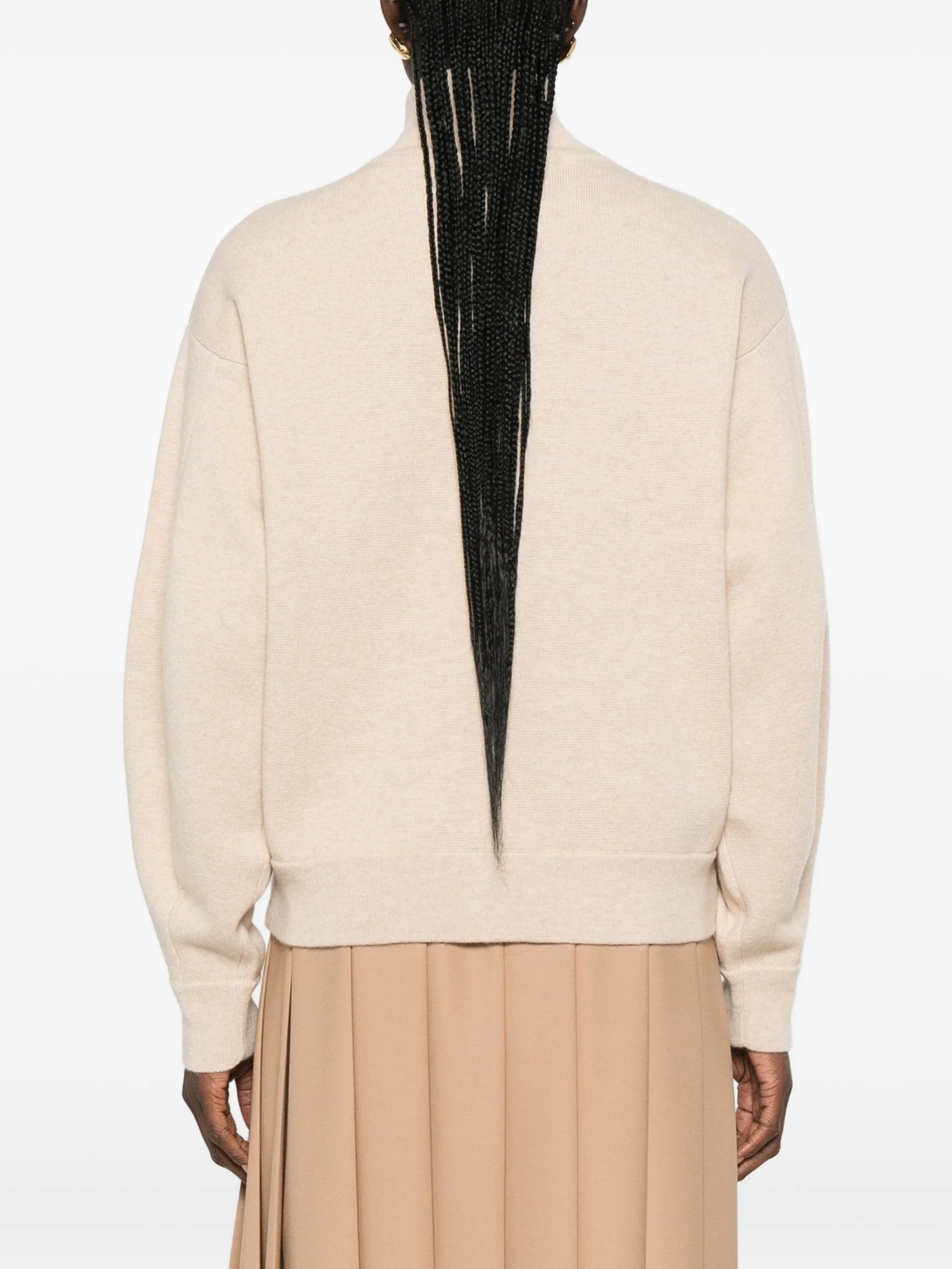 Kujten Kujten Quarter-zip Cashmere Sweater, view 2