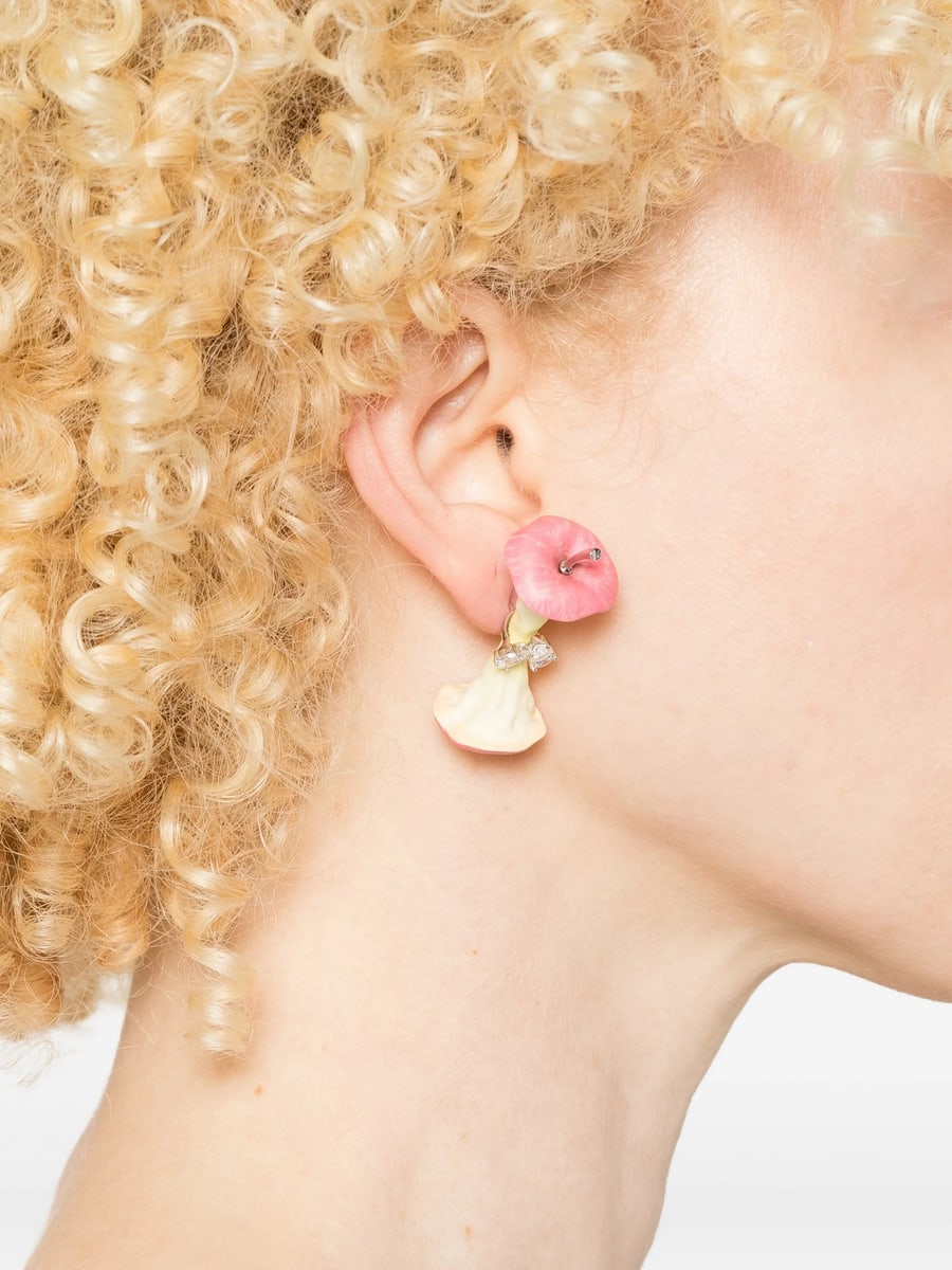Yvmin Yvmin Apple Core Earrings, view 2