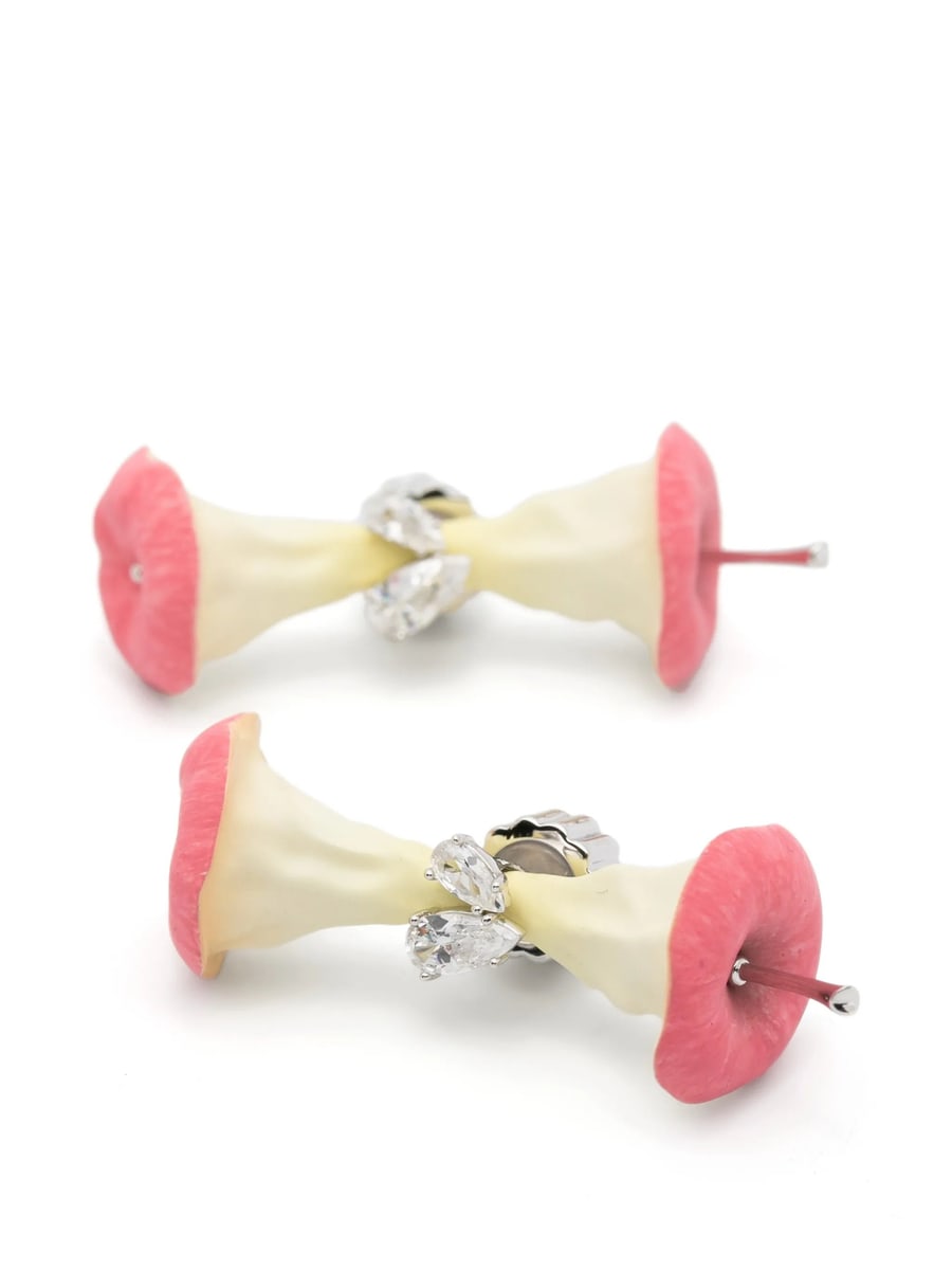 Yvmin Yvmin Apple Core Earrings, view 3