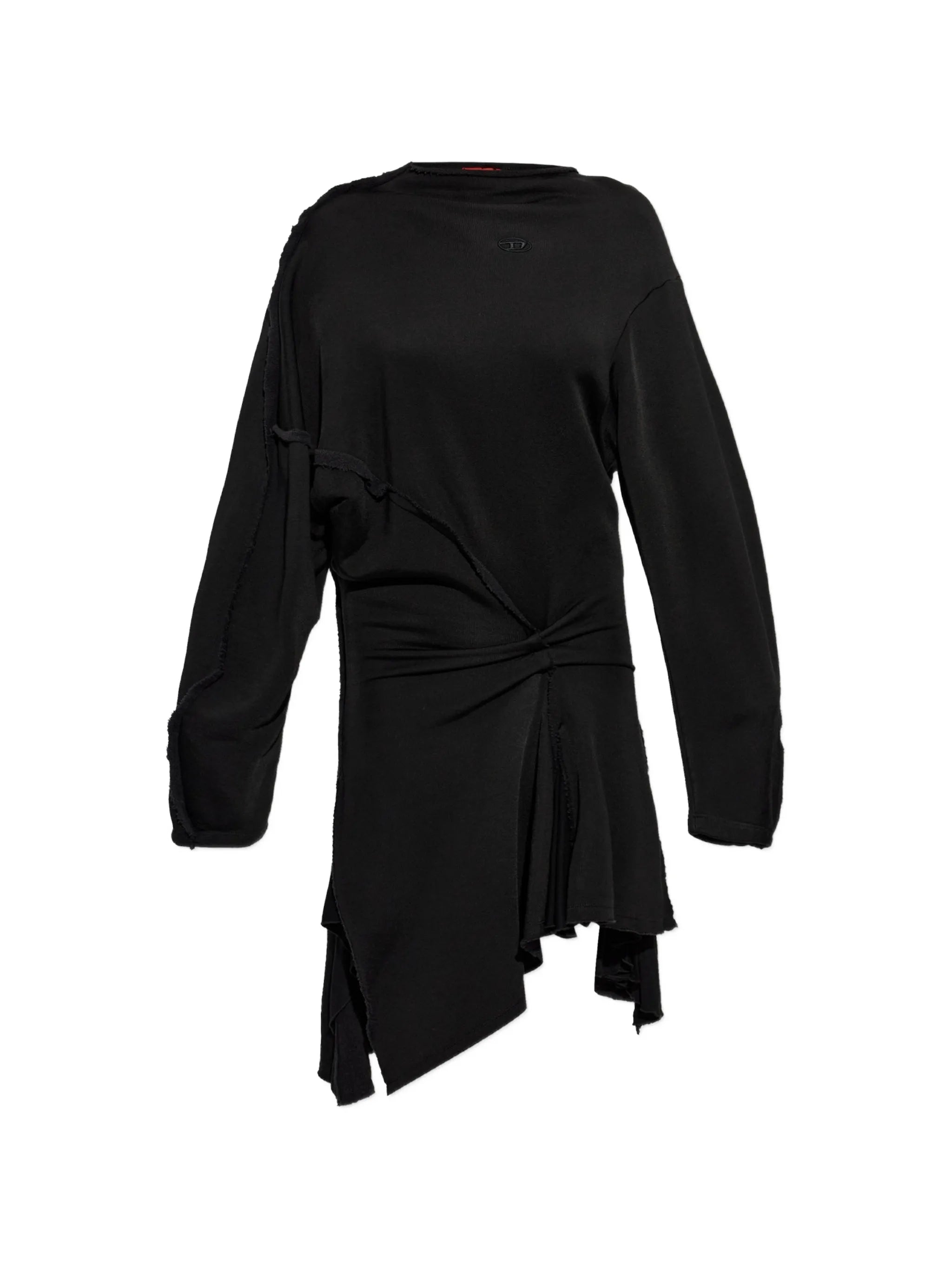 Diesel Diesel Frayed-edge Knotted Dress