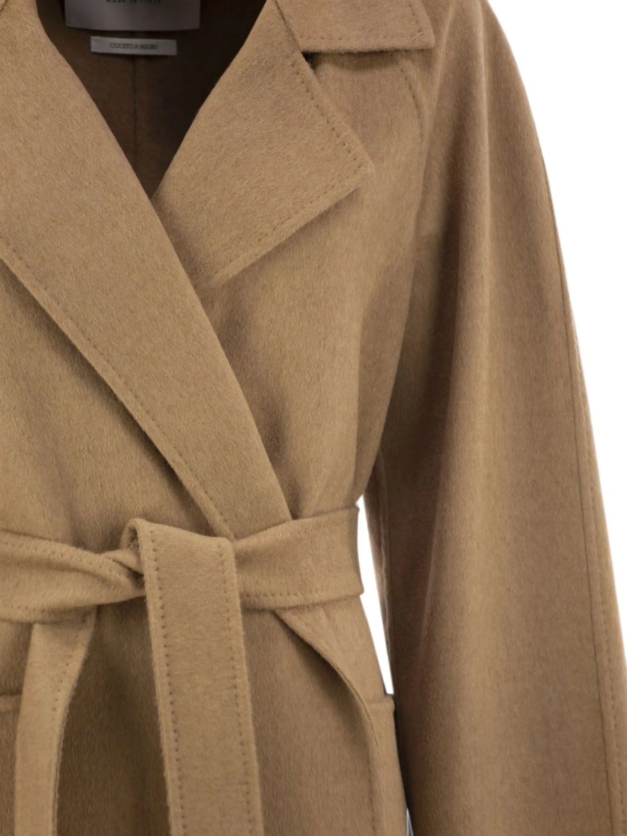 Max Mara Max Mara Long Camel Robe Coat, view 3
