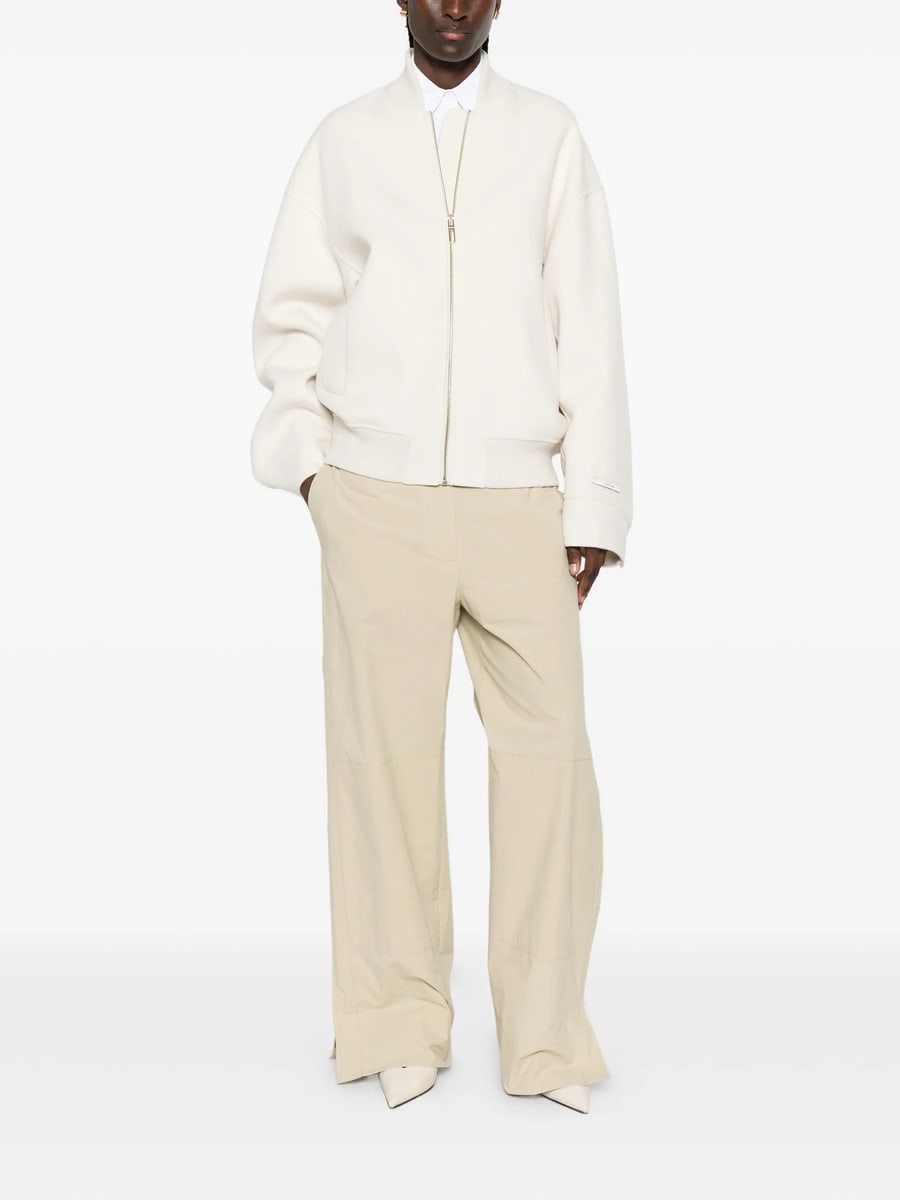 Sportmax Sportmax Ribbed-trim Zip-up Jacket, view 2
