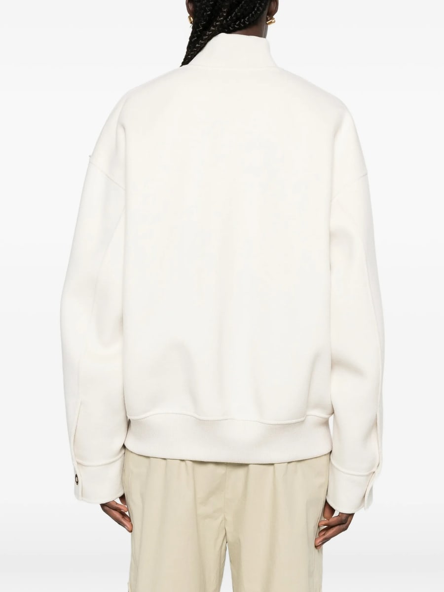 Sportmax Sportmax Ribbed-trim Zip-up Jacket, view 4