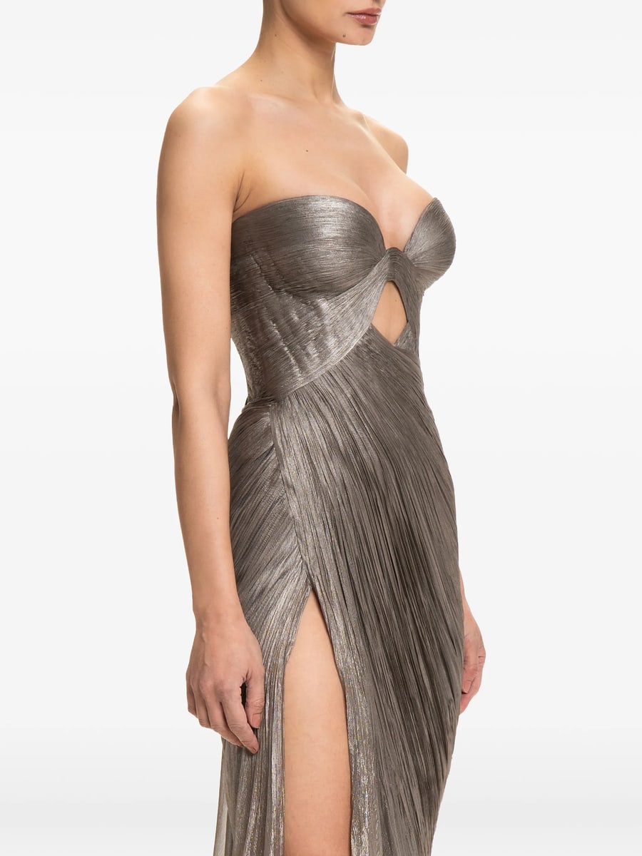 Maria Lucia Hohan Maria Lucia Hohan Zephyra Side-slit Maxi Dress, view 2