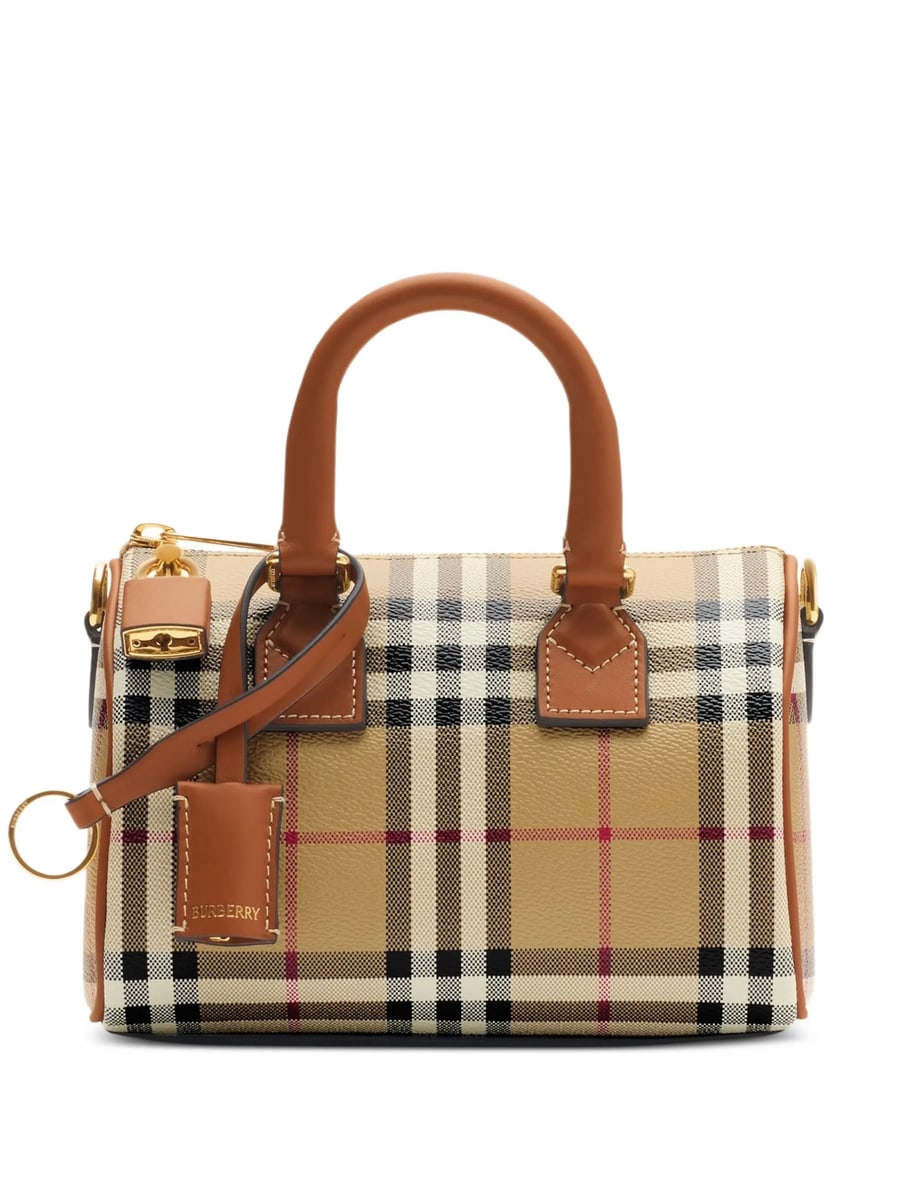 Burberry Burberry Mini Check Bowling Bag