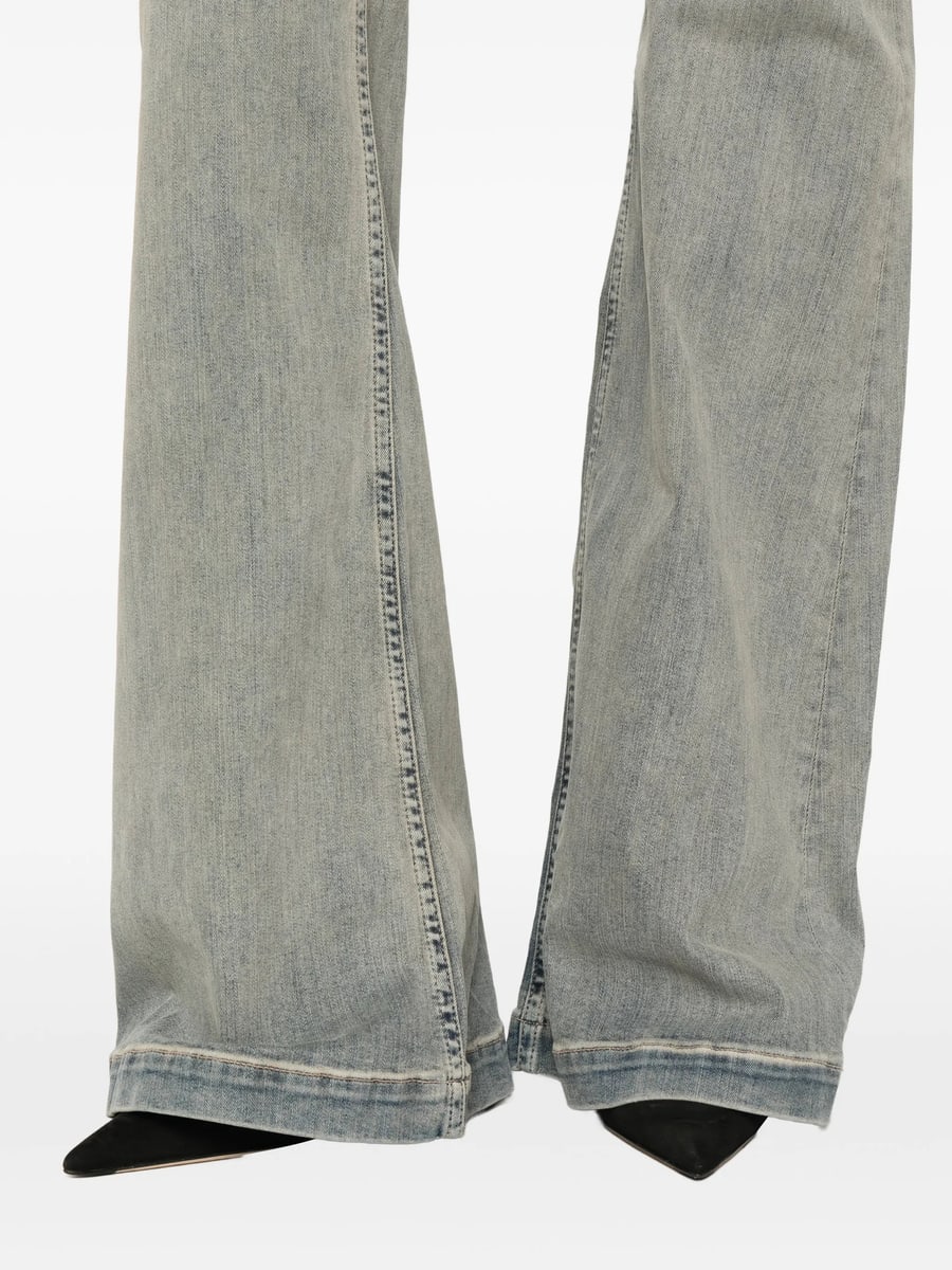 Rick Owens DRKSHDW Rick Owens Drkshdw High-waisted Flared Jeans, view 5
