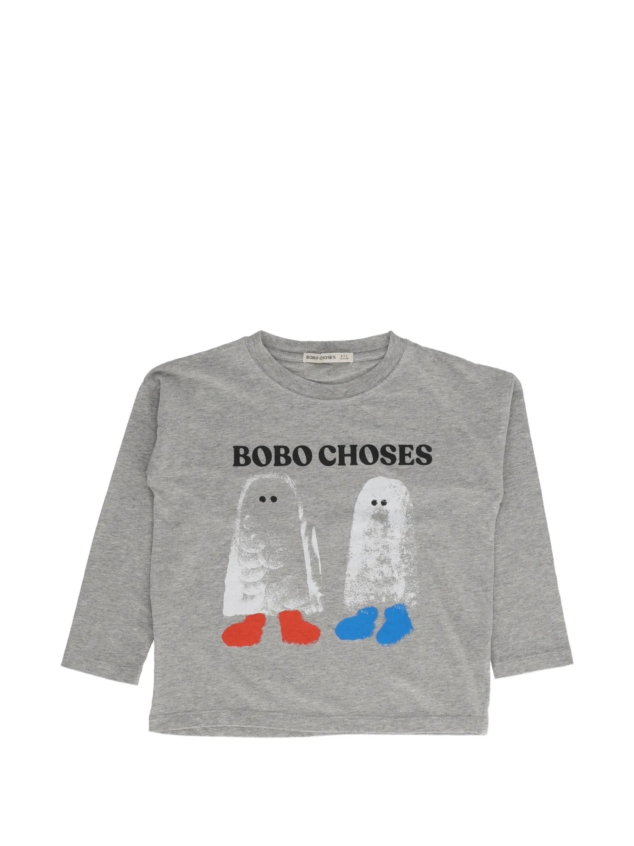 Bobo Choses Bobo Choses Booty Ghost-print Long-sleeve T-shirt