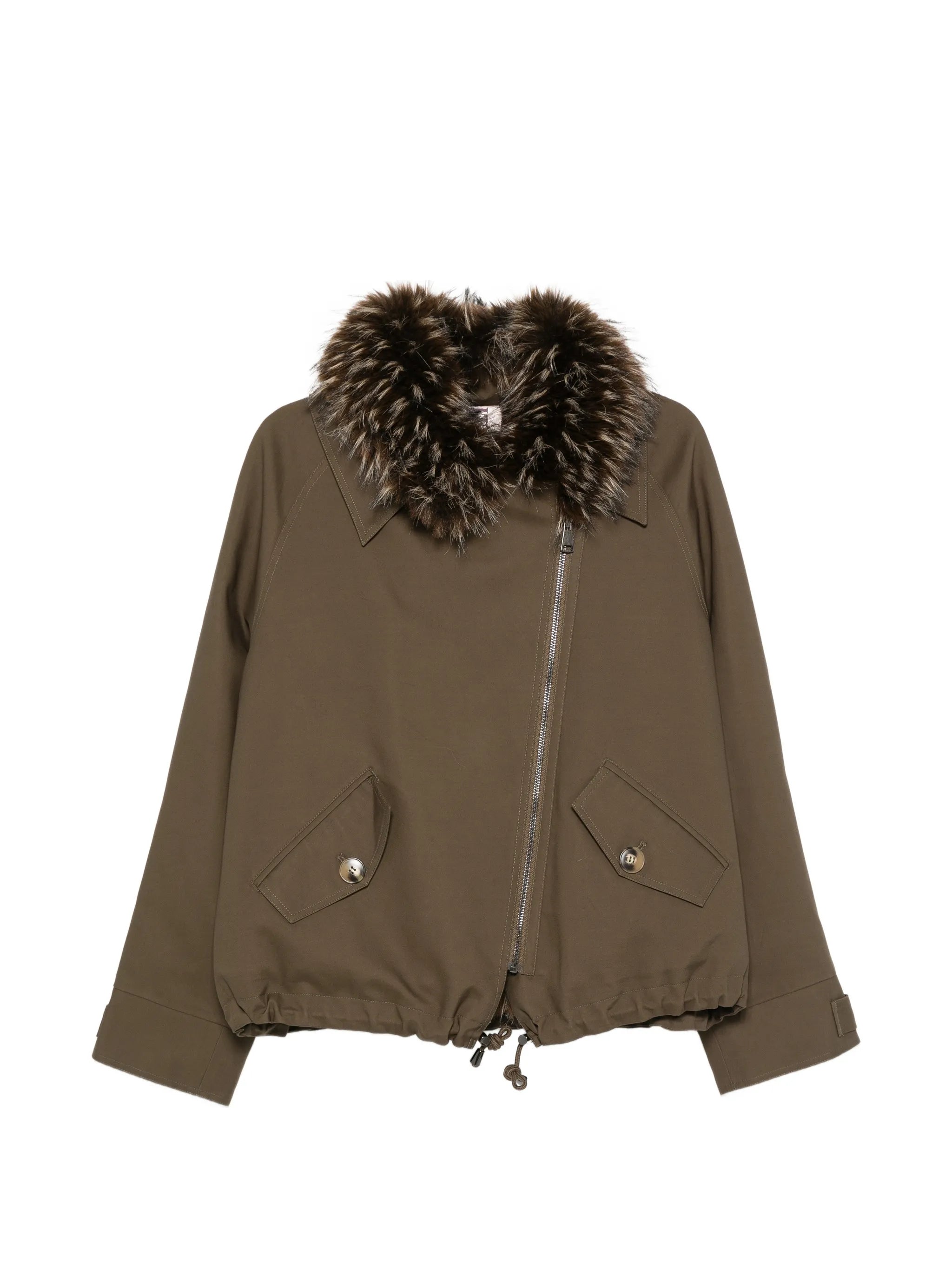 Valentini 1972 Valentini 1972 Faux-fur Trim Hooded Jacket