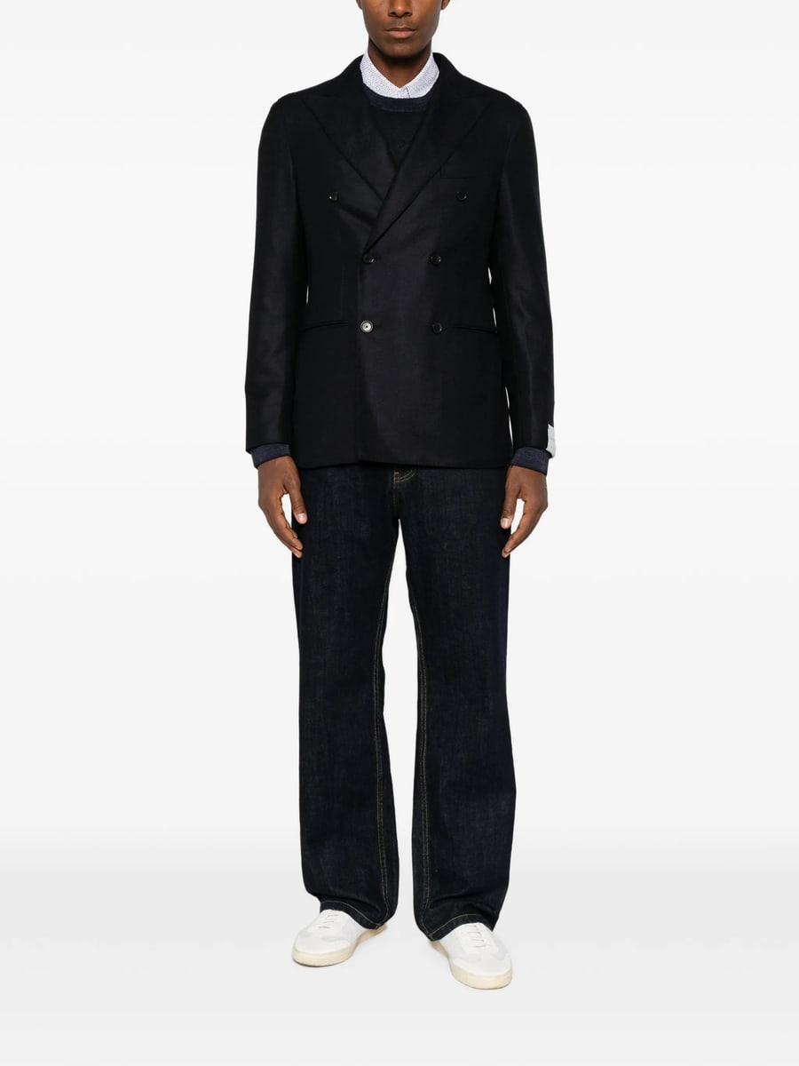 Caruso Caruso Double-breasted Peak-lapel Jacket, view 3