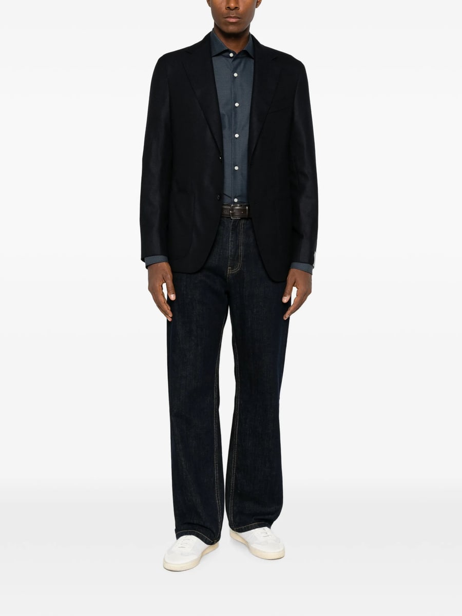 Caruso Caruso Single-breasted Notched-lapels Blazer, view 2