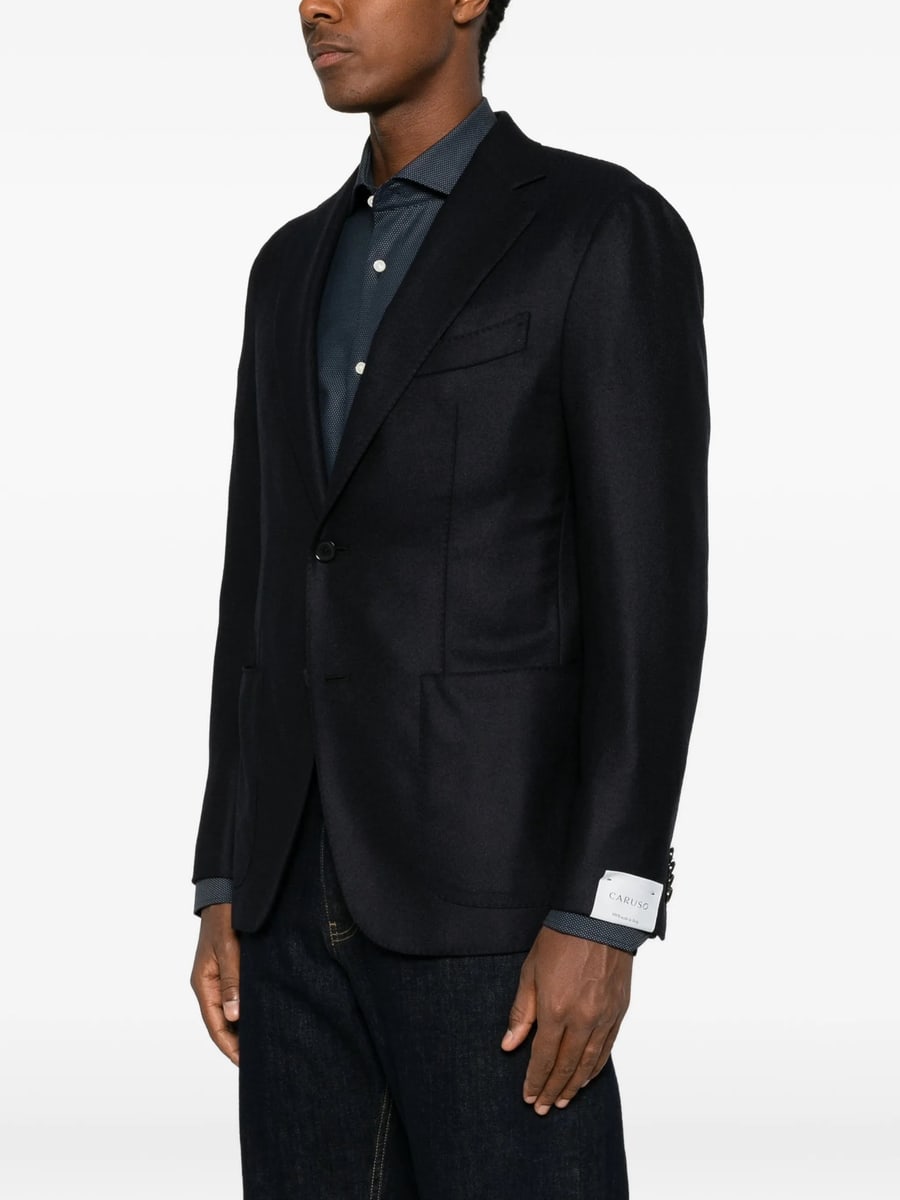 Caruso Caruso Single-breasted Notched-lapels Blazer, view 3