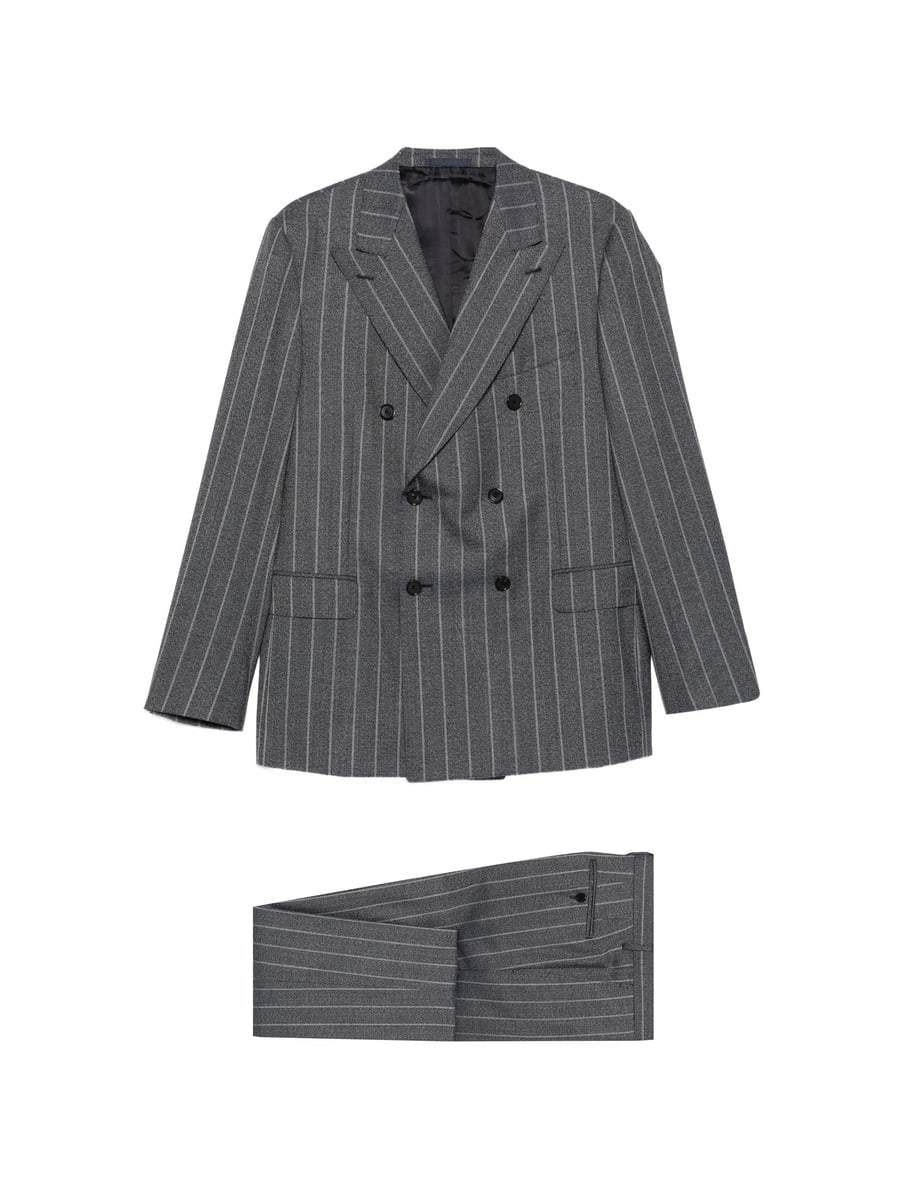 Caruso Caruso Pinstriped Double-breasted Suit