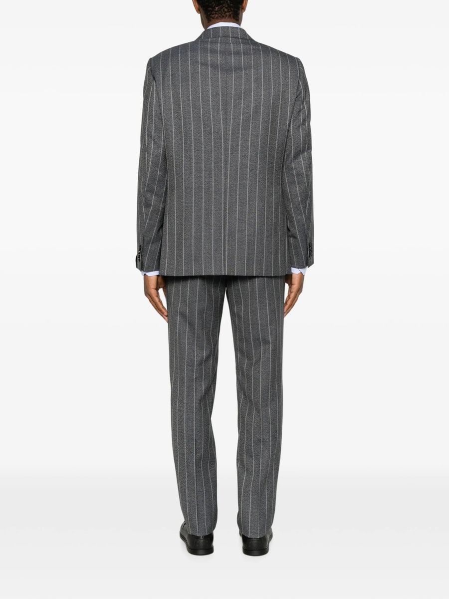 Caruso Caruso Pinstriped Double-breasted Suit, view 2
