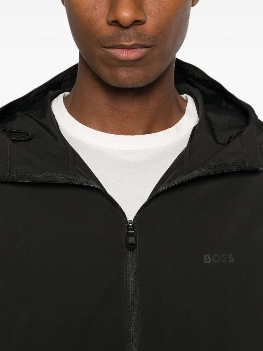 Boss Boss Hooded Zip-up Jacket, view 5