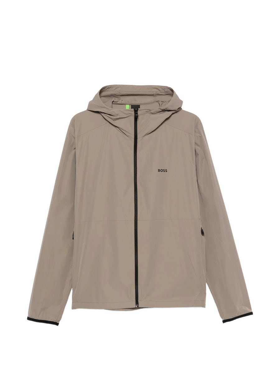 Boss Boss Hooded Logo-print Jacket