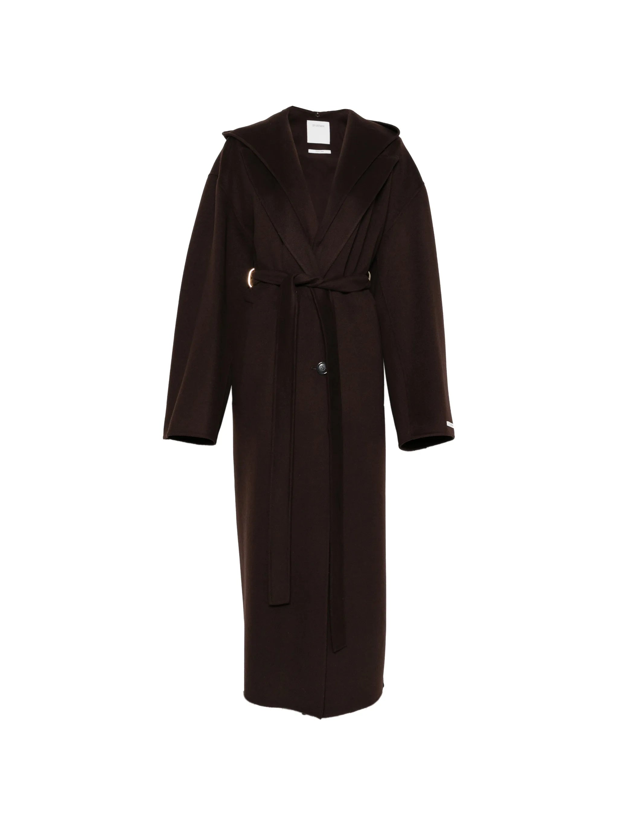 Sportmax Sportmax Hooded Belted Coat