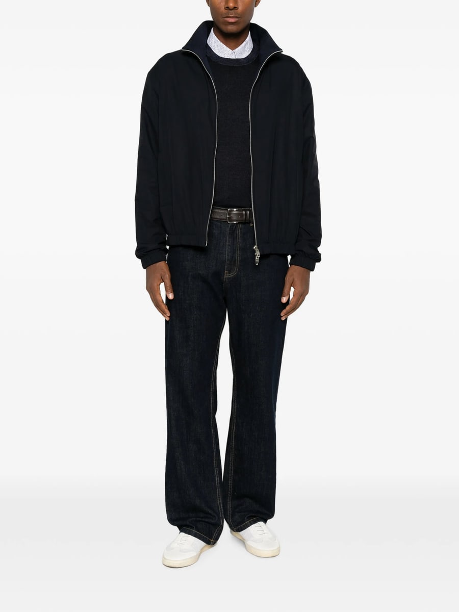 Umit Benan Umit Benan Zip-up High-neck Jacket, view 4
