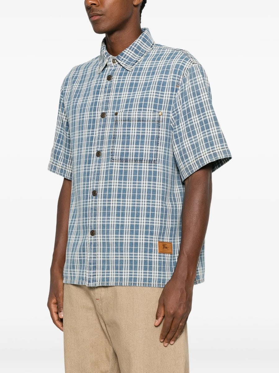 Burberry Burberry Check Short-sleeve Shirt, view 4