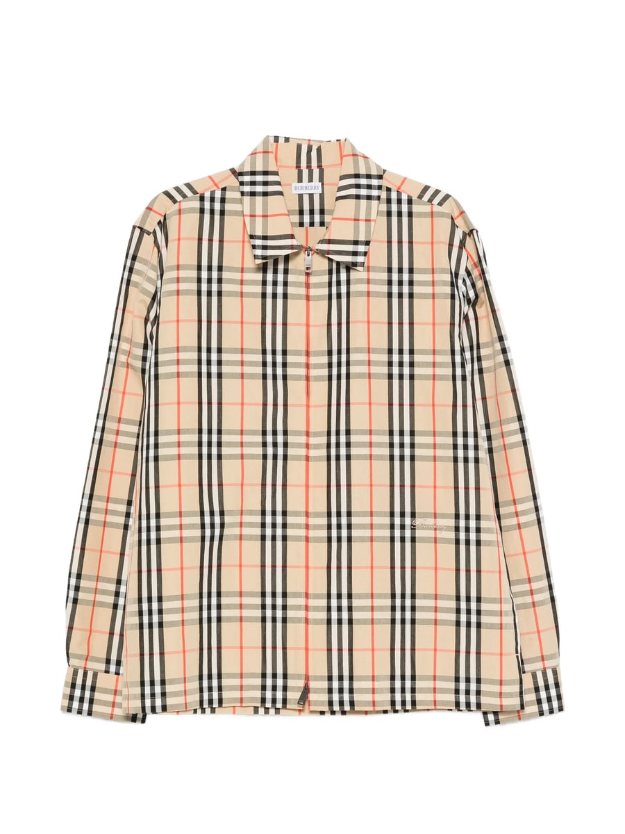 Burberry Burberry Check-pattern Zip-fastening Overshirt