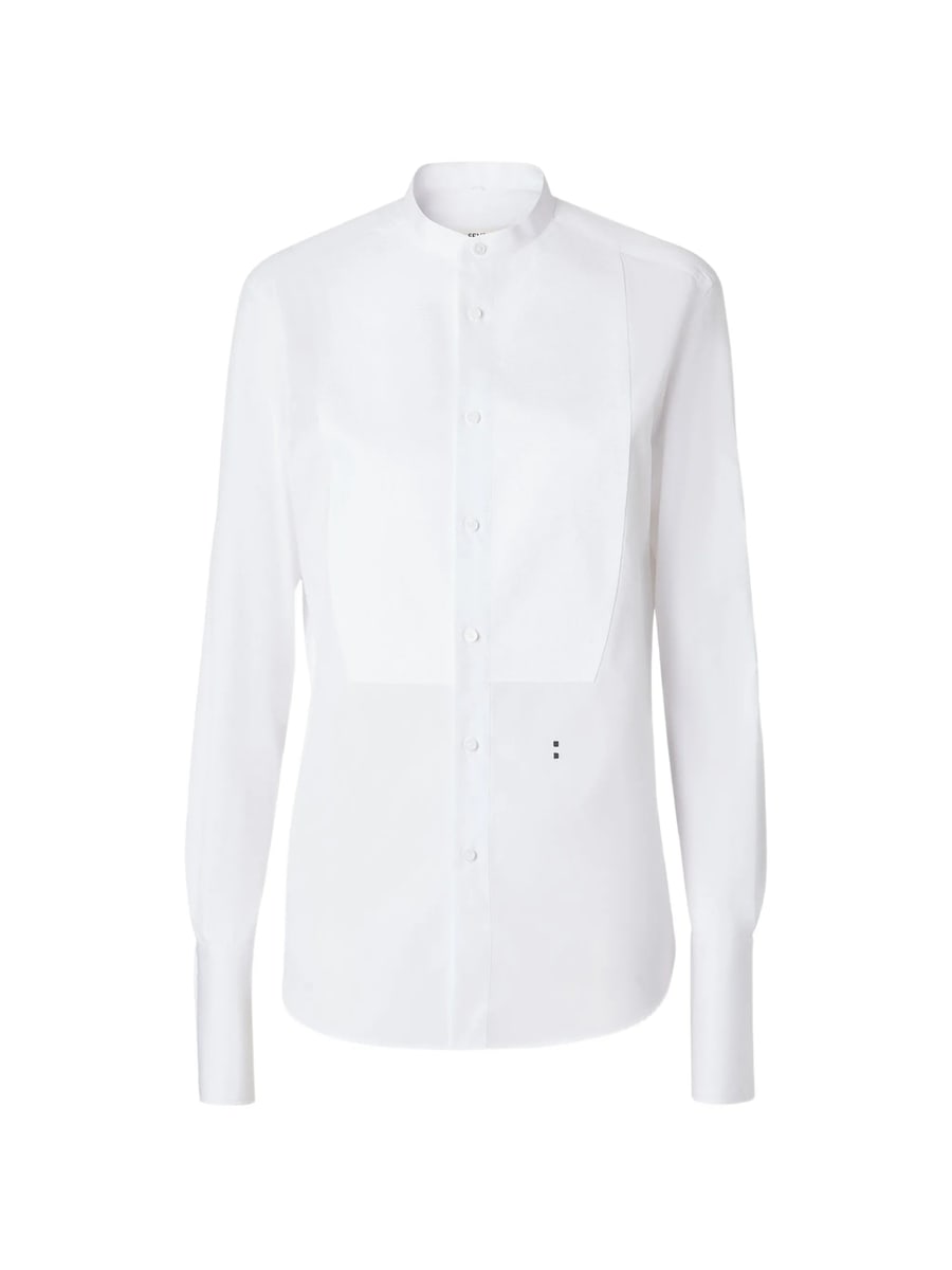 Fendi Fendi White Poplin Shirt