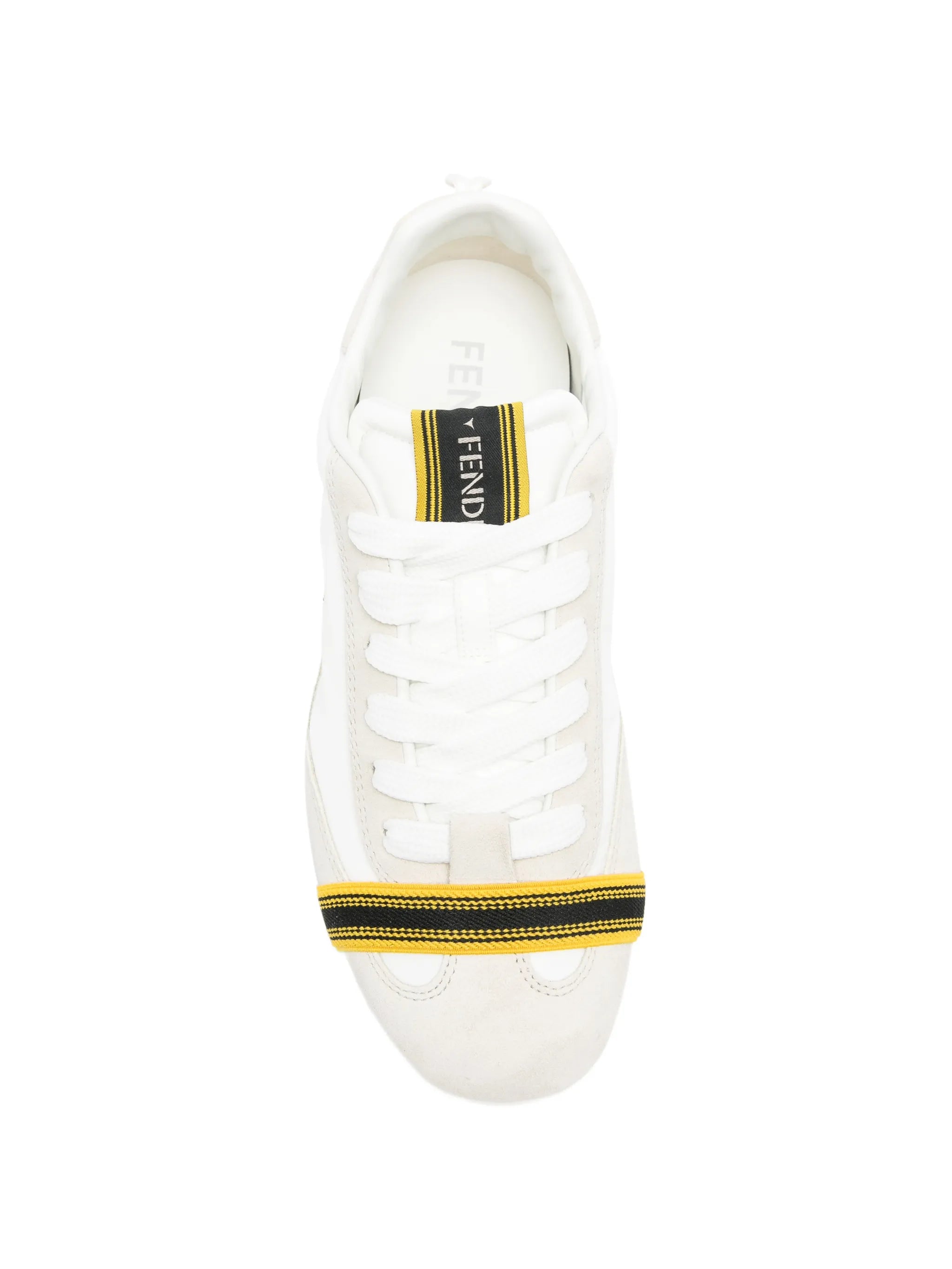 Fendi Fendi Logo-tag Panelled Sneakers, view 2