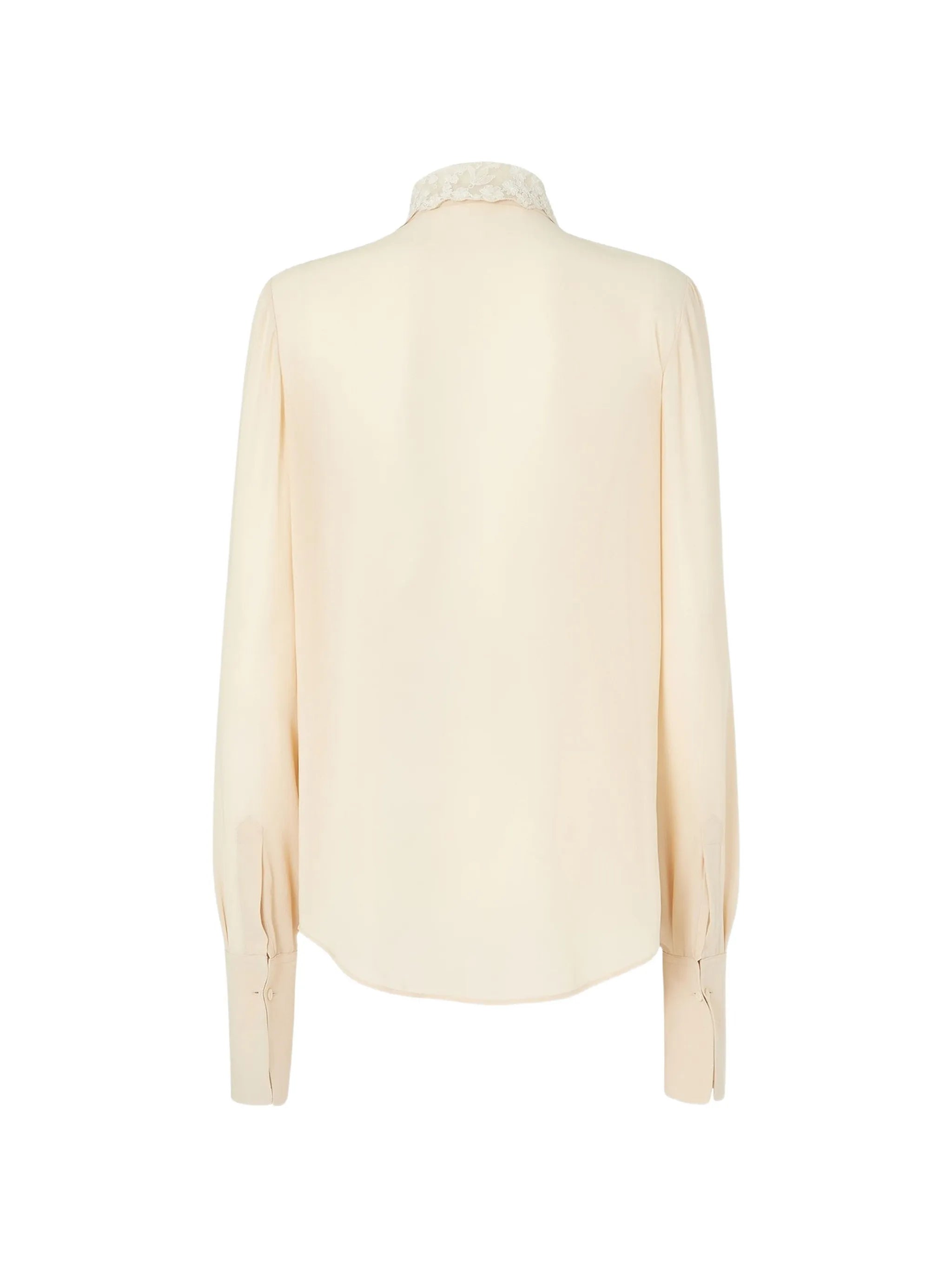 Fendi Fendi Parchment-coloured Georgette Shirt, view 2