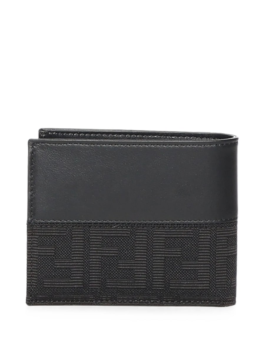 Fendi Fendi FF Logo Leather Wallet, view 3
