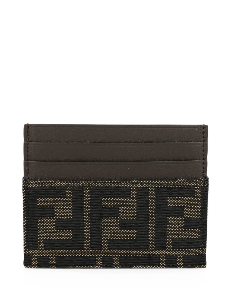 Fendi Fendi FF Jacquard Card Holder